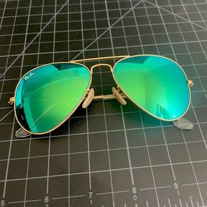 RayBan - Mirrored Aviator Sunglasses